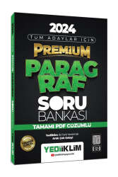 Yediiklim Yayınları 2024 Tüm Adaylar İçin Premium Paragraf Tamamı PDF Çözümlü Soru Bankası - Yediiklim Yayınları