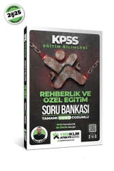 Yediiklim Yayınları 2025 Eğitim Bilimleri Atölye Serisi Rehberlik ve Özel Eğitim Tamamı Video Çözümlü Soru Bankası - Yediiklim Yayınları