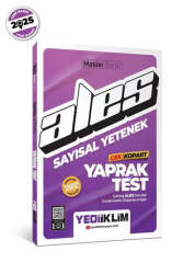 Yediiklim Yayınları 2025 ALES Sayısal Yetenek Çek Kopart Yaprak Test - Yediiklim Yayınları