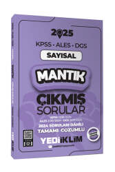 Yediiklim Yayınları 2025 KPSS ALES DGS Sayısal Mantık Çıkmış Sorular ve Çözümleri - Yediiklim Yayınları