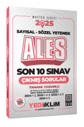 Yediiklim Yayınları 2025 ALES Sayısal Sözel Yetenek Tamamı Çözümlü Son 10 Sınav Çıkmış Sorular (28.07.2024 Tarihli ALES-2 EKLİ) - Yediiklim Yayınları