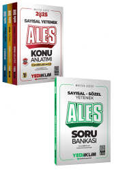 Yediiklim Yayınları 2025 ALES Konu Anlatımlı Modüler Set ve Soru Bankası Seti - Yediiklim Yayınları