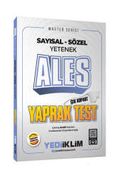 Yediiklim Yayınları 2025 ALES Sayısal-Sözel Yetenek Çek Kopart Yaprak Test - Yediiklim Yayınları