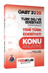 Yediiklim Yayınları 2025 ÖABT Türk Dili ve Edebiyatı Öğretmenliği Yeni Türk Edebiyatı Konu Anlatımı - Yediiklim Yayınları