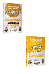 Yediiklim Yayınları 2025 KPSS Atölye Serisi Genel Yetenek Matematik Soru Bankası ve Video Ders Notları Seti - Yediiklim Yayınları
