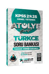 Yediiklim Yayınları 2025 KPSS Genel Yetenek Atölye Serisi Türkçe Tamamı Video Çözümlü Soru Bankası - Yediiklim Yayınları