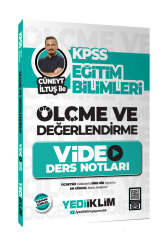 Yediiklim Yayınları KPSS Eğitim Bilimleri Ölçme ve Değerlendirme Cüneyt İltuş İle Video Ders Notları - Yediiklim Yayınları
