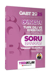 Yediiklim Yayınları 2025 ÖABT Berceste Türk Dili Ve Edebiyatı Öğretmenliği Tamamı Çözümlü Soru Bankası - Yediiklim Yayınları