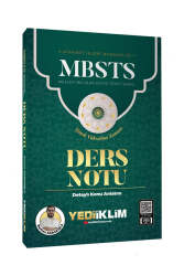 Yediiklim Yayınları 2025 MBSTS Konu Anlatımlı Ders Notu - Burhan KARAKIŞLA - Yediiklim Yayınları