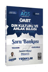 Yediiklim Yayınları 2025 MEB AGS ÖABT Din Kültürü ve Ahlak Bilgisi Tamamı Çözümlü Soru Bankası - Yediiklim Yayınları