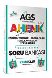 Yediiklim Yayınları 2025 MEB AGS Ahenk Serisi Eğitimin Temelleri Eğitimle İlgili Temel Kavramlar ve Kuramlar Tamamı Çözümlü Soru - Yediiklim Yayınları