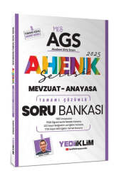 Yediiklim Yayınları 2025 MEB AGS Ahenk Serisi Mevzuat - Anayasa Tamamı Çözümlü Soru Bankası - Yediiklim Yayınları
