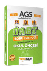 Yediiklim Yayınları 2025 MEB AGS ÖABT Okul Öncesi Öğretmenliği Tamamı Çözümlü Soru Bankası (Can Köni - Bülent Tanık - Cennet Karataştan) - Yediiklim Yayınları