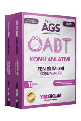 Yediiklim Yayınları 2025 MEBS AGS ÖABT Fen Bilimleri Öğretmenliği Konu Anlatımı (2 Cilt) - Yediiklim Yayınları