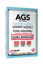 Yediiklim Yayınları 2025 MEB AGS Türkiye Yüzyılı Maarif Modeli Tamamı Çözümlü Konu Anlatımlı Soru Bankası - Yediiklim Yayınları