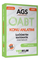 Yediiklim Yayınları 2025 MEB AGS ÖABT İlköğretim Matematik Öğretmenliği Konu Anlatımı - Yediiklim Yayınları