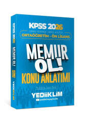 Yediiklim Yayınları 2026 Ortaöğretim-Önlisans Genel Kültür-Genel Yetenek Memur Konu Anlatım - Yediiklim Yayınları