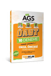 Yediiklim Yayınları 2025 MEB AGS ÖABT Okul Öncesi Öğretmenliği Tamamı Çözümlü 10 Deneme - Yediiklim Yayınları