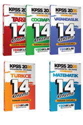 Yediiklim Yayınları 2026 Ortaöğretim Ön Lisans GK-GY Tüm Dersler 14 Deneme Seti - Yediiklim Yayınları