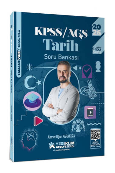 Yediiklim Yayınları 2026 KPSS AGS Genel Kültür Atölye Serisi Tarih Soru Bankası - 1