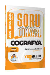 Yediiklim Yayınları 2026 KPSS-AGS Coğrafya Tamamı Video Çözümlü Soru Dünyası - Yediiklim Yayınları
