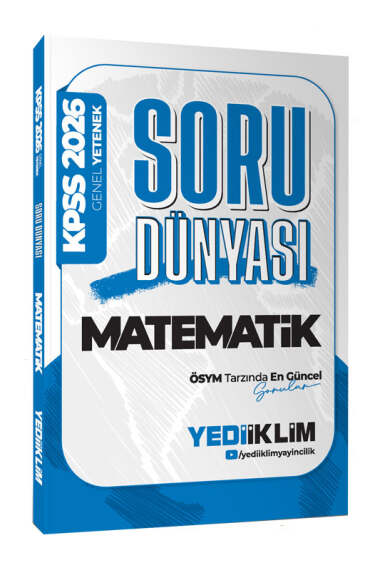 Yediiklim Yayınları 2026 KPSS Genel Yetenek Matematik Soru Dünyası - 1