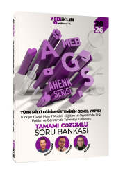 Yediiklim Yayınları 2026 MEB AGS Ahenk Serisi Türk Milli Eğitim Sisteminin Genel Yapısı Tamamı Çözümlü Soru Bankası - Yediiklim Yayınları