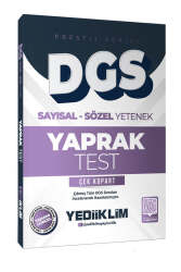 Yediiklim Yayınları 2026 DGS Prestij Serisi Sayısal Sözel Yetenek Çek Kopart Yaprak Test - Yediiklim Yayınları