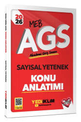 Yediiklim Yayınları 2026 MEB AGS Sayısal Yetenek Konu Anlatımı - Yediiklim Yayınları