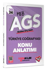 Yediiklim Yayınları 2026 MEB AGS Türkiye Coğrafyası Konu Anlatımı - Yediiklim Yayınları