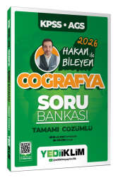 Yediiklim Yayınları 2026 KPSS AGS Coğrafya Tamamı Çözümlü Soru Bankası-Hakan Bileyen - Yediiklim Yayınları