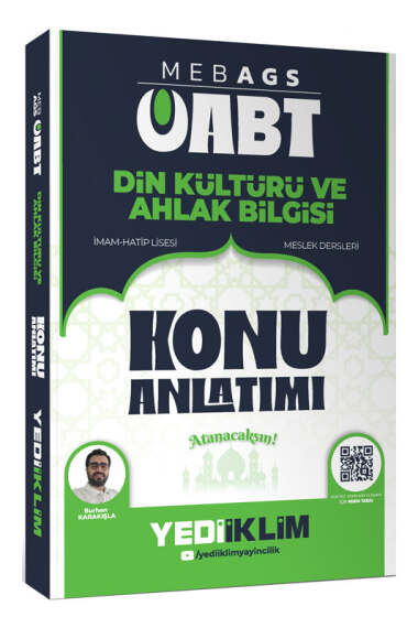 Yediiklim Yayınları 2026 MEB AGS ÖABT Din Kültürü ve Ahlak Bilgisi Konu Anlatımı - 1
