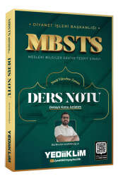 Yediiklim Yayınları Diyanet İşleri Başkanlığı MBSTS Ders Notu - Yediiklim Yayınları