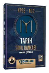 Yediiklim Yayınları KPSS AGS Tarih Tamamı Çözümlü Soru Bankası - Yediiklim Yayınları