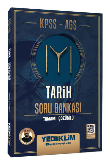 Yediiklim Yayınları KPSS AGS Tarih Tamamı Çözümlü Soru Bankası - 1