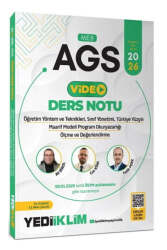 Yediiklim Yayınları 2026 MEB AGS Eğitim Bilimleri ÖYT Sınıf Maarif Modeli Program Okuryazarlığı Ölçme Video Ders Notu - Yediiklim Yayınları