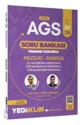 Yediiklim Yayınları 2026 MEB AGS Mevzuat ve Anayasa Tamamı Çözümlü Soru Bankası - Yediiklim Yayınları