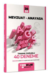 Yediiklim Yayınları 2026 MEB AGS Ahenk Mevzuat Anayasa Tamamı Çözümlü 40 Deneme - Yediiklim Yayınları