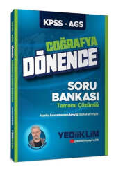 Yediiklim Yayınları KPSS-AGS Dönence Coğrafya Tamamı Çözümlü Soru Bankası - Yediiklim Yayınları