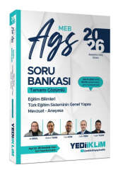 Yediiklim 2026 MEB AGS Eğitim Bilimleri Türk Eğitim Sisteminin Genel Yapısı Mevzuat Anayasa Tamamı Çözümlü Soru Bankası - Yediiklim Yayınları