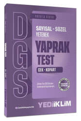 Yediiklim Yayınları 2027 DGS Sayısal Sözel Yetenek Çek Kopart Yaprak Test - Yediiklim Yayınları