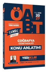 Yediiklim Yayınları 2027 MEB AGS ÖABT Cemre Serisi Coğrafya Öğretmenliği Konu Anlatımı - Yediiklim Yayınları