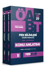 Yediiklim Yayınları 2027 MEB AGS ÖABT Fen Bilimleri Öğretmenliği Konu Anlatımı 2 Cilt - Yediiklim Yayınları