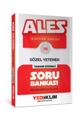 Yediiklim Yayınları 2027 ALES Master Serisi Sözel Yetenek Tamamı Çözümlü Soru Bankası - Yediiklim Yayınları