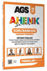 Yediiklim Yayınları 2027 AGS Ahenk Serisi Eğitimin Temelleri Tamamı Çözümlü Soru Bankası - Yediiklim Yayınları