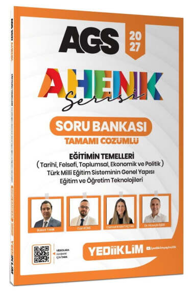 Yediiklim Yayınları 2027 AGS Ahenk Serisi Eğitimin Temelleri Tamamı Çözümlü Soru Bankası - 1