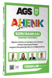 Yediiklim Yayınları 2027 AGS Ahenk Serisi ÖYT Sınıf Yönetimi TYMM Program Okuryazarlığı Ölçme ve Değerlendirme Tamamı Çözümlü Soru Bankası - Yediiklim Yayınları