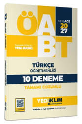 Yediiklim Yayınları 2027 MEB-AGS ÖABT Türkçe Öğretmenliği Tamamı Çözümlü 10 Deneme - Yediiklim Yayınları