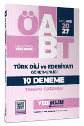 Yediiklim Yayınları 2027 MEB AGS ÖABT Türk Dili ve Edebiyatı Öğretmenliği Tamamı Çözümlü 10 Deneme Sınavı - Yediiklim Yayınları