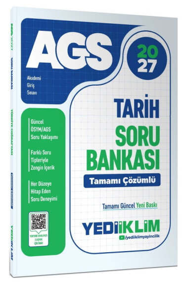 Yediiklim Yayınları 2027 MEB AGS Tarih Tamamı Çözümlü Soru Bankası - 1